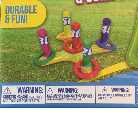Sloosh Inflatable Pool Ring Toss & Corn -Toss Game by Joyin NEW - Picture 6 of 6